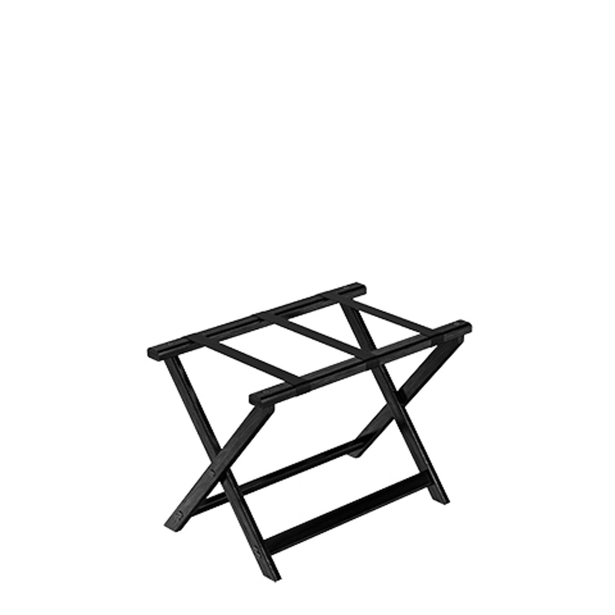 Bedroom Black Luggage Rack