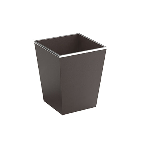 Bedroom Faux Leather Square waste bin