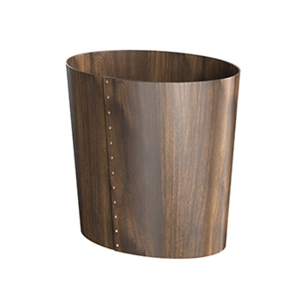 Shaker Small Walnut Luxury Waste Paper Bin