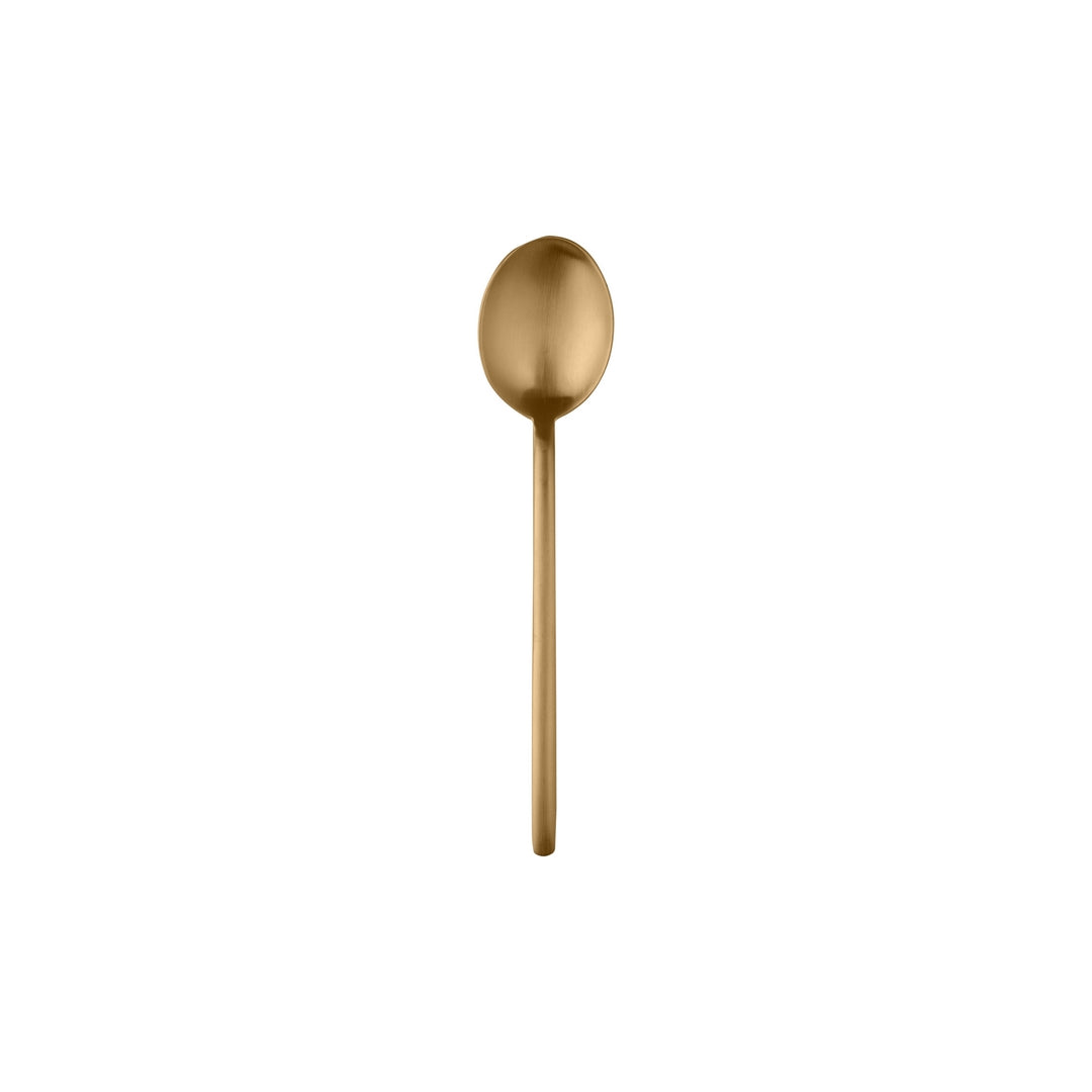 European Size Table Spoon Due "Ice Oro"