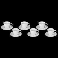 Wilmax Fine Porcelain 6 Oz | 180 Ml Tea Cup & Saucer SKU: WL-993004/AB