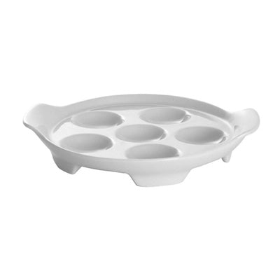 Snail tray 6 spaces  6" 1/2