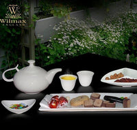 Wilmax Fine Porcelain Rectangular Platter 9.5" X 5"| 24 X 12 Cm SKU: WL-992645/A