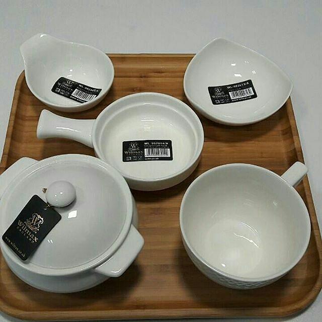 Wilmax Fine Porcelain Baking Dish With Handle 5" | 13 Cm  10 Oz | 300 Ml SKU: WL-997014/A