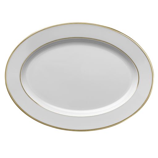 Oval Dish 15" x 11" - PLATINUM 14" 3/8 x 10"" 7/16