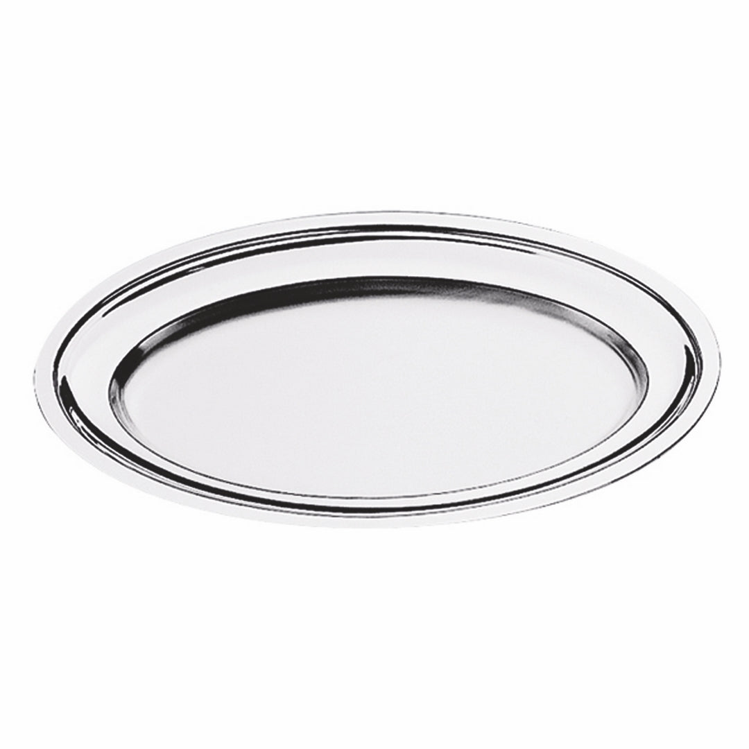 Oval Serving Plate With Reinforced Edge L: 17-3/4" W: 12-5/8"