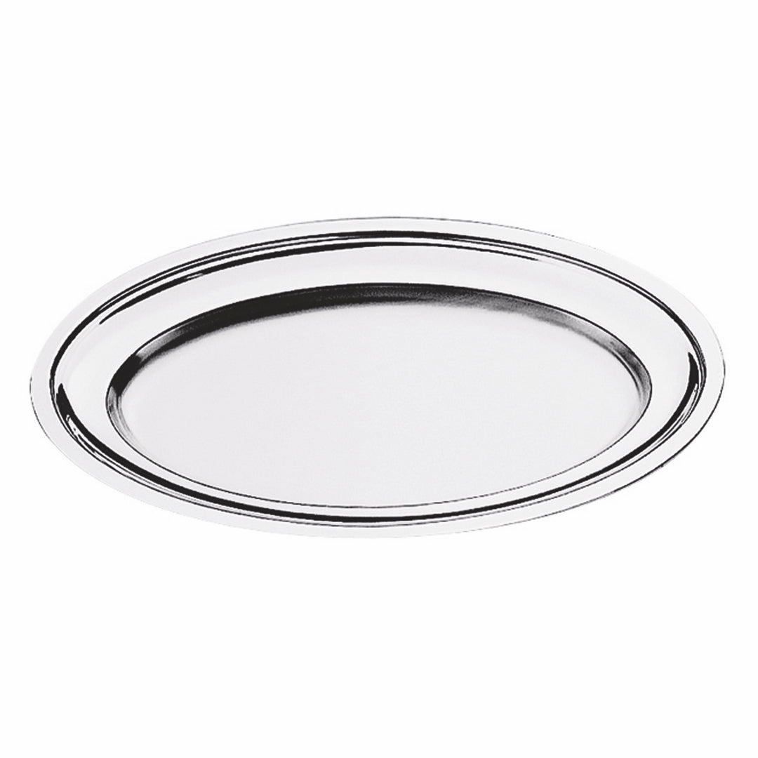 Oval Serving Plate With Reinforced Edge L: 19-5/8" W: 13-3/4"