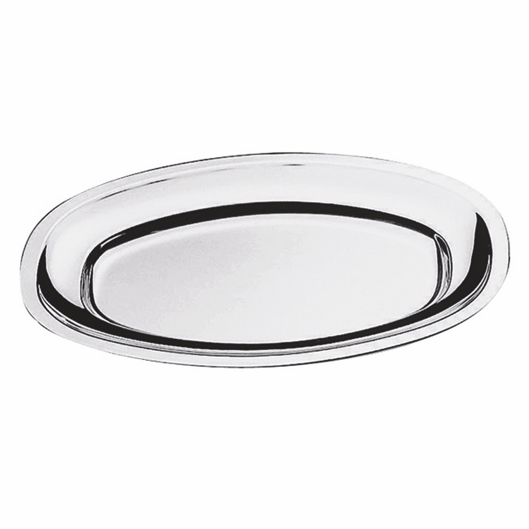 Oval Serving Plate With Reinforced Edge L: 15-3/4" W: 11"