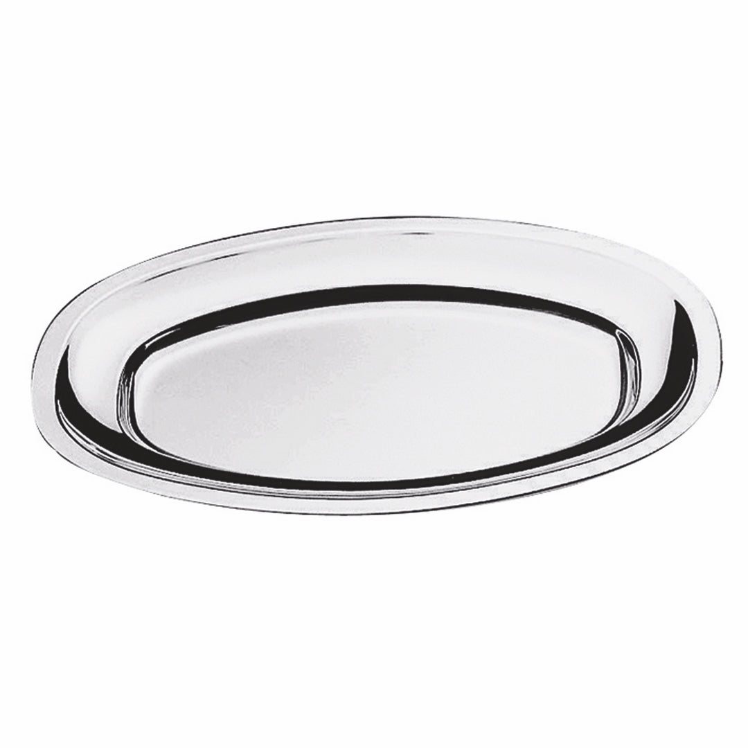 Oval Serving Plate With Reinforced Edge L: 17-3/4" W: 12-1/4"