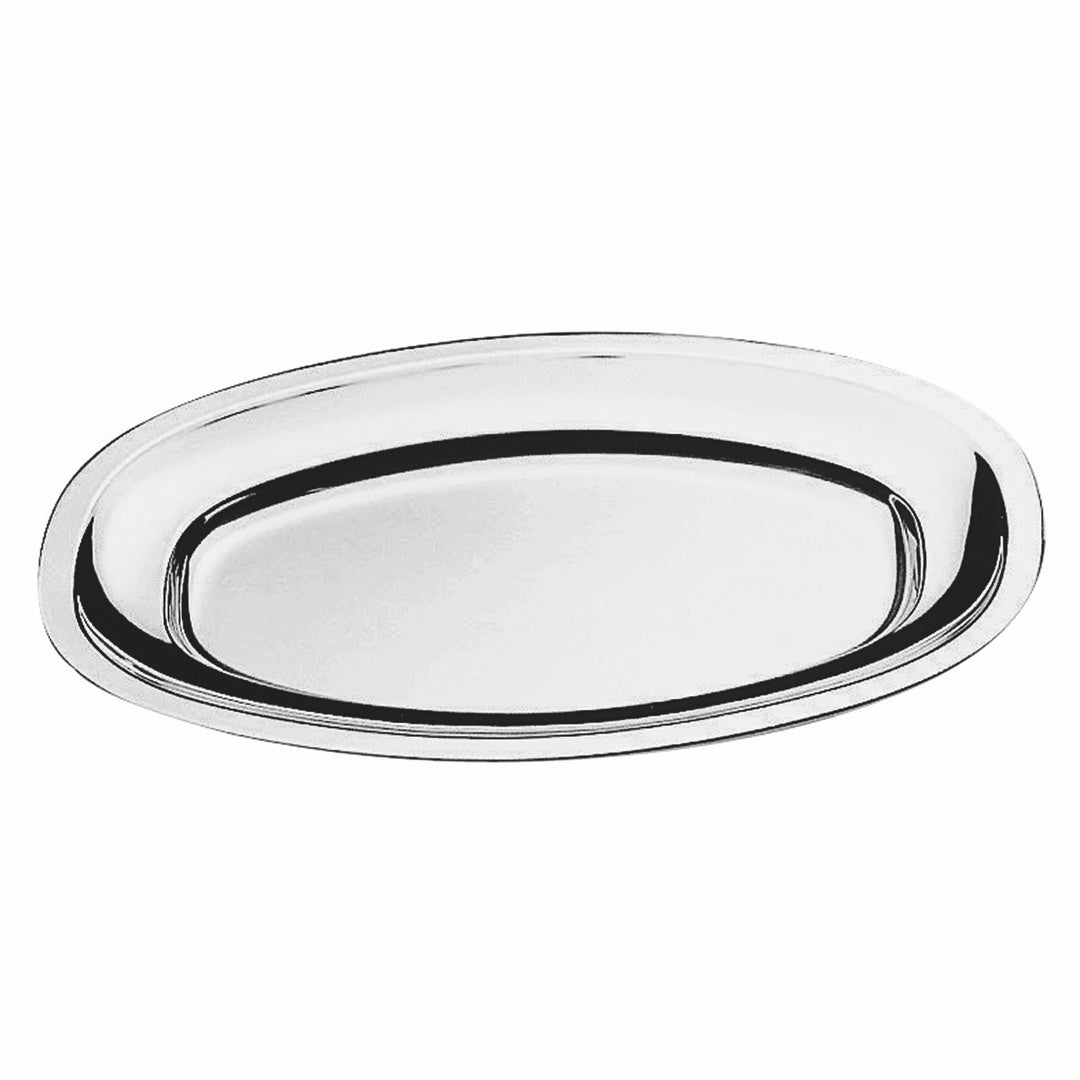 Oval Serving Plate With Reinforced Edge L: 19-5/8" W: 13-3/8"