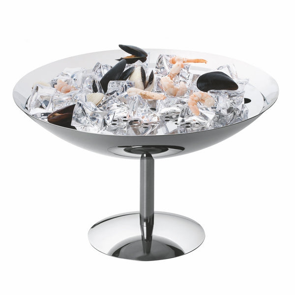 Elevated Round Seafood Stand With Grill D: 8.-5/8"