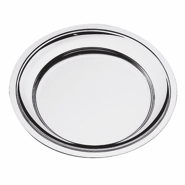 Round Serving Plate With Reinforced Edge D: 9-5/8"