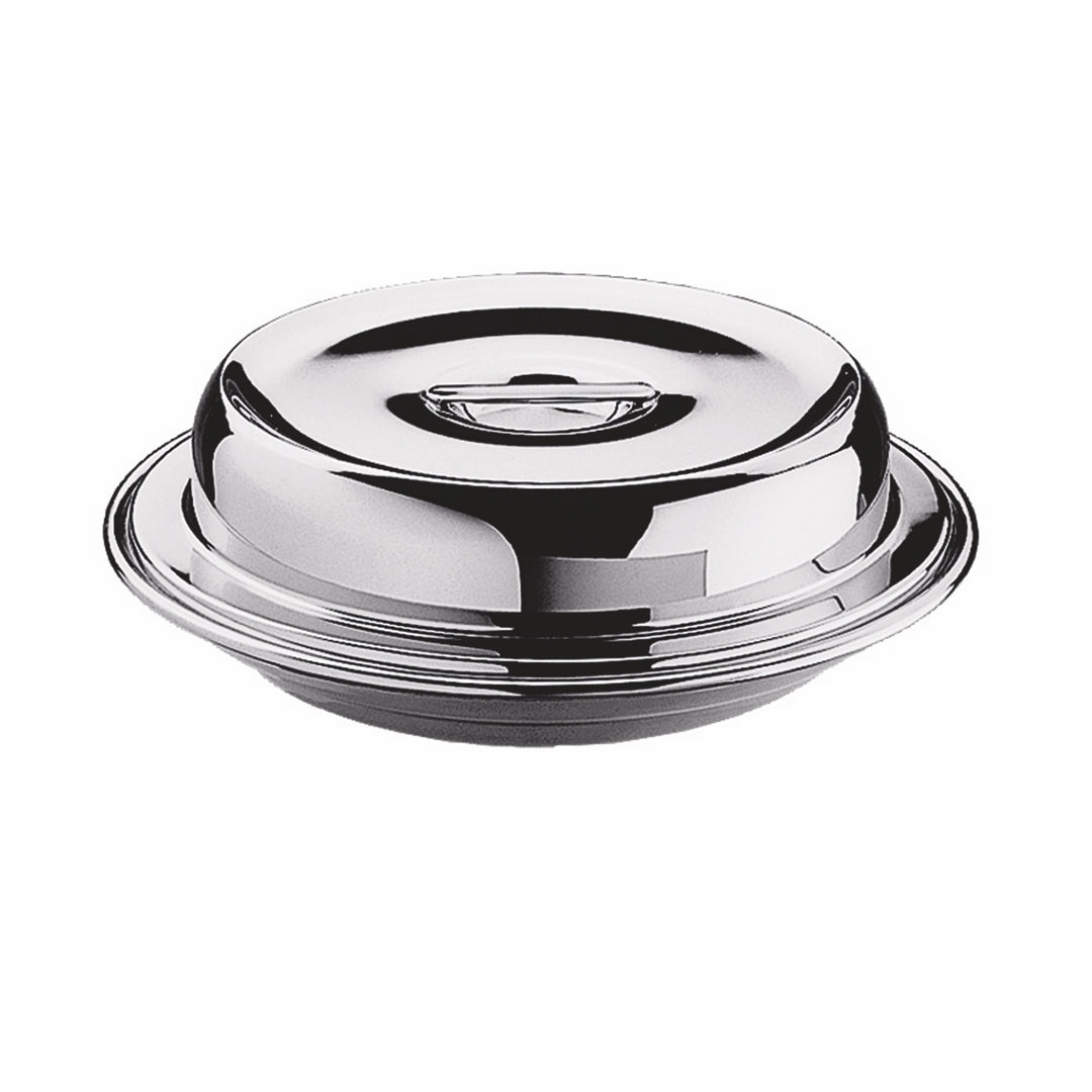 Insulated Plate W/ Stackable Cover And Thermal Disk Serving Unit D: 12"