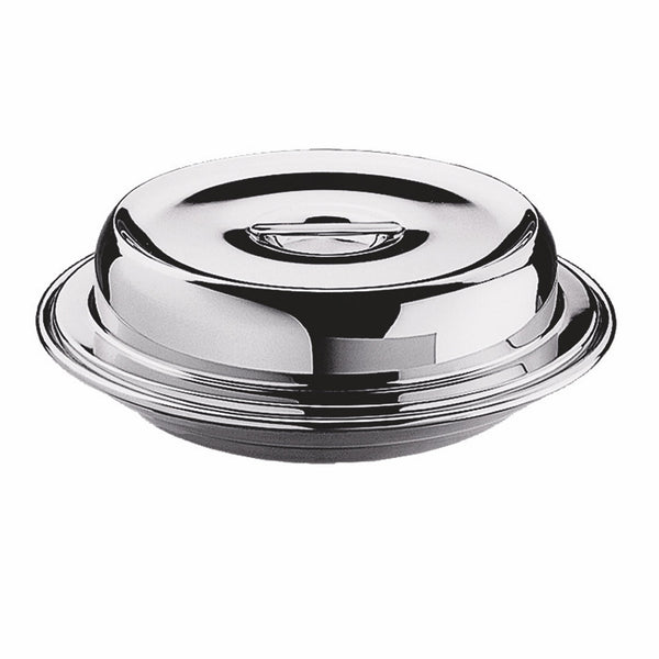 Insulated Plate W/ Stackable Cover And Thermal Disk Serving Unit D: 13-1/4"