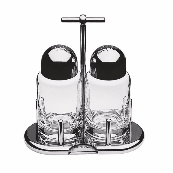 2 Pc. Salt And Pepper Shaker Set; Minima H: 5-1/2", 2 X 3-3/4 Oz.