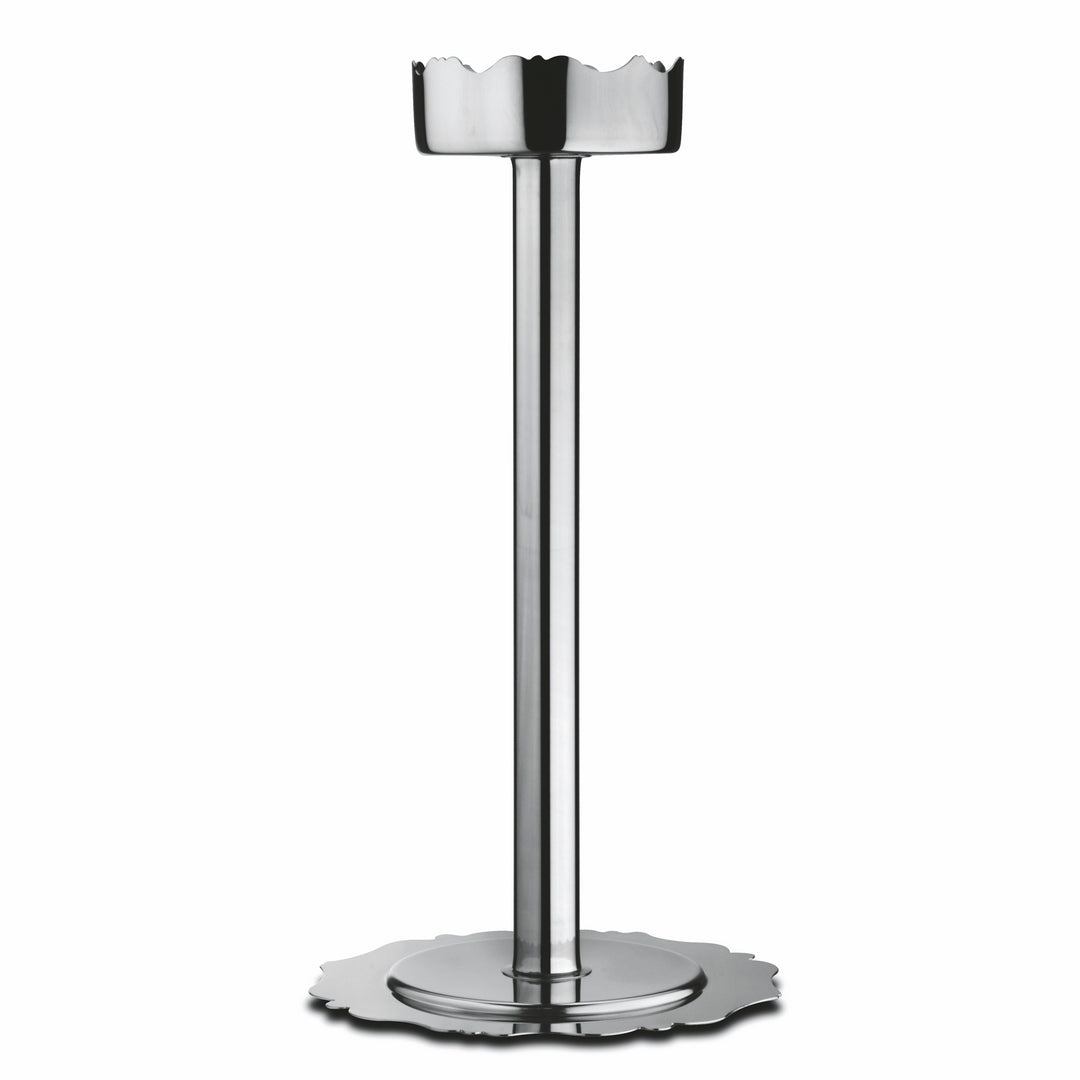 Wine Bucket Stand;  Pewter H: 24-3/8"