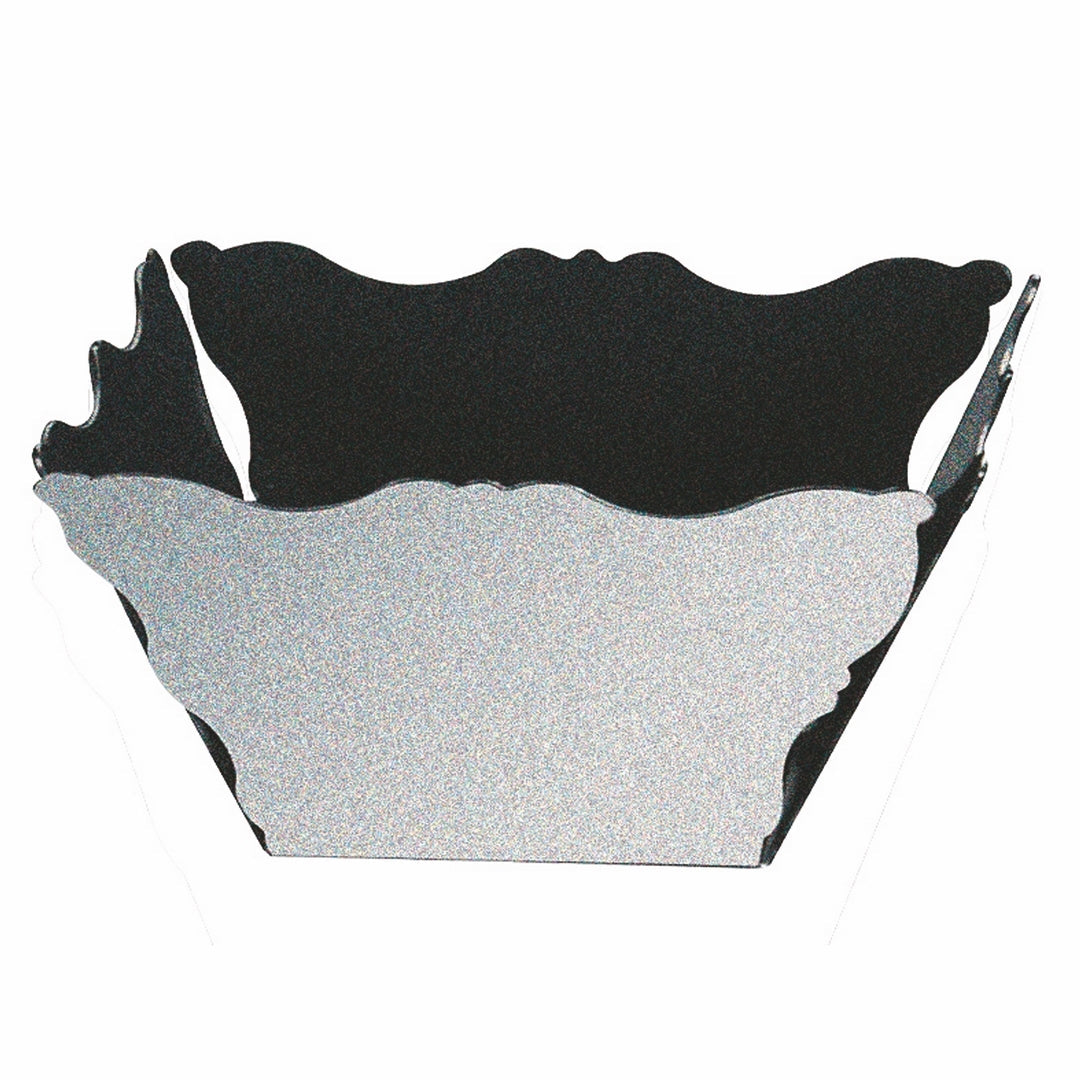 Bread Basket;  Pewter 5-1/8" X 5-1/8"