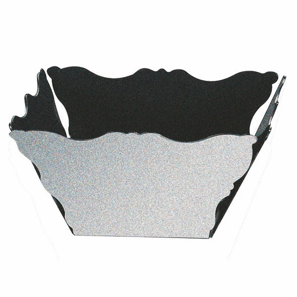Bread Basket;  Pewter 5-1/8" X 5-1/8"