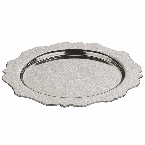 Bottle Coaster;  Pewter 5-1/2" Round