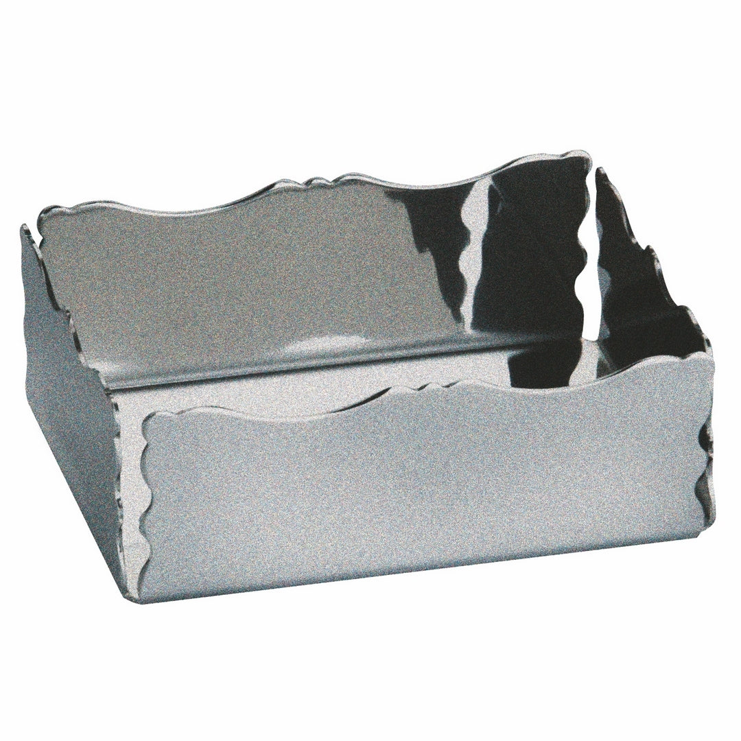 Sugar Packet Holder / Business Card Holder;  Pewter 4-1/8" X 2-7/8"