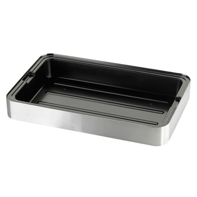 Mirror refrigerated set + plastic tray 22" 1/4 x 14" 3/16 x 3" 3/4