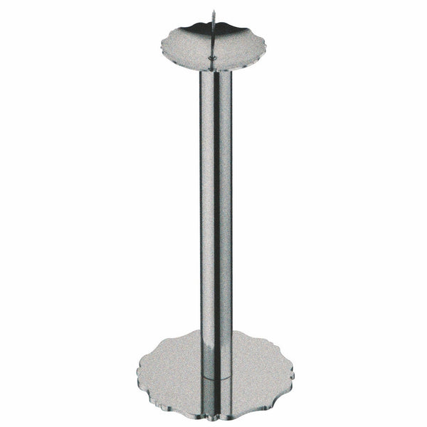 Candlestick;  Pewter H: 9-1/4"