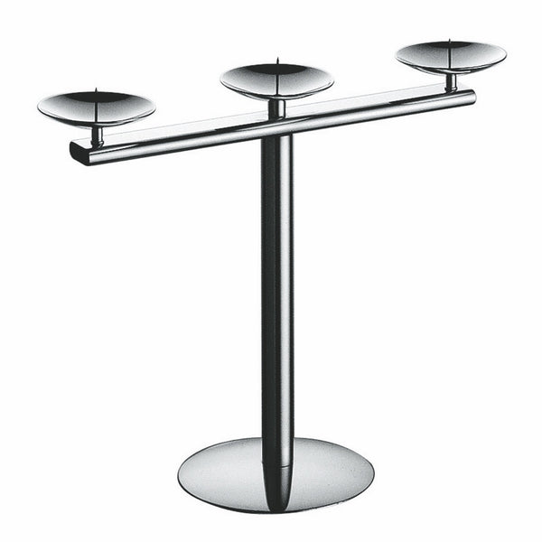 Candle Holder For 3 Candles;  H: 9-1/4"
