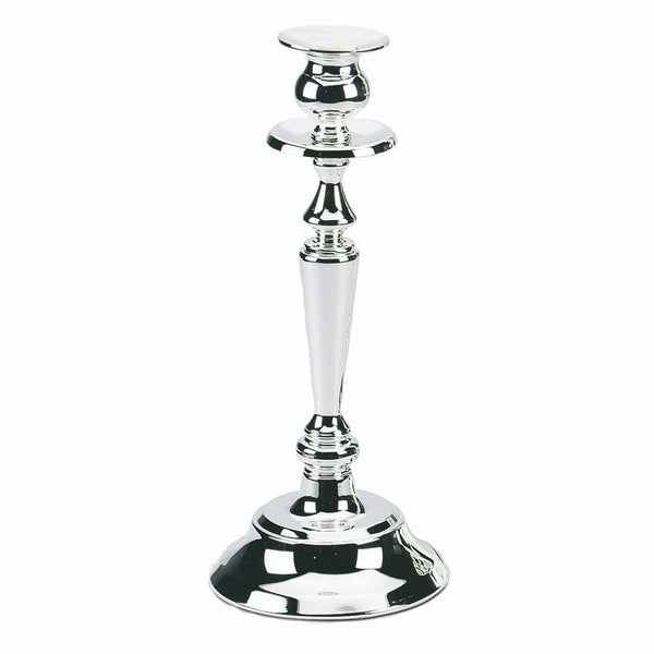 Candlestick Holder For 1 Candle;  - Silver-Plated H: 11-1/4"