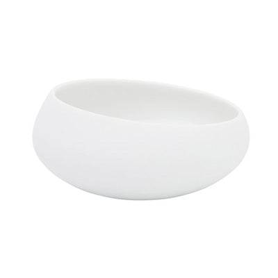 Gourmet bowl 4" 3/4, slanted - Sandy/ Satin White 4? 11/16