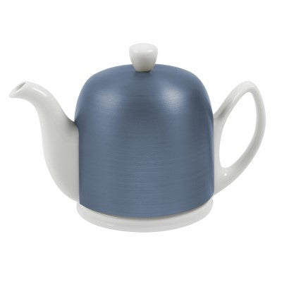 Tea pot 4 cups w/ Cobalt color lid 