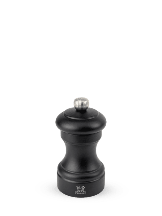 Peugeot Bistro Pepper Mill Wood Matte Black 10 cm - 4in SKU: '22730