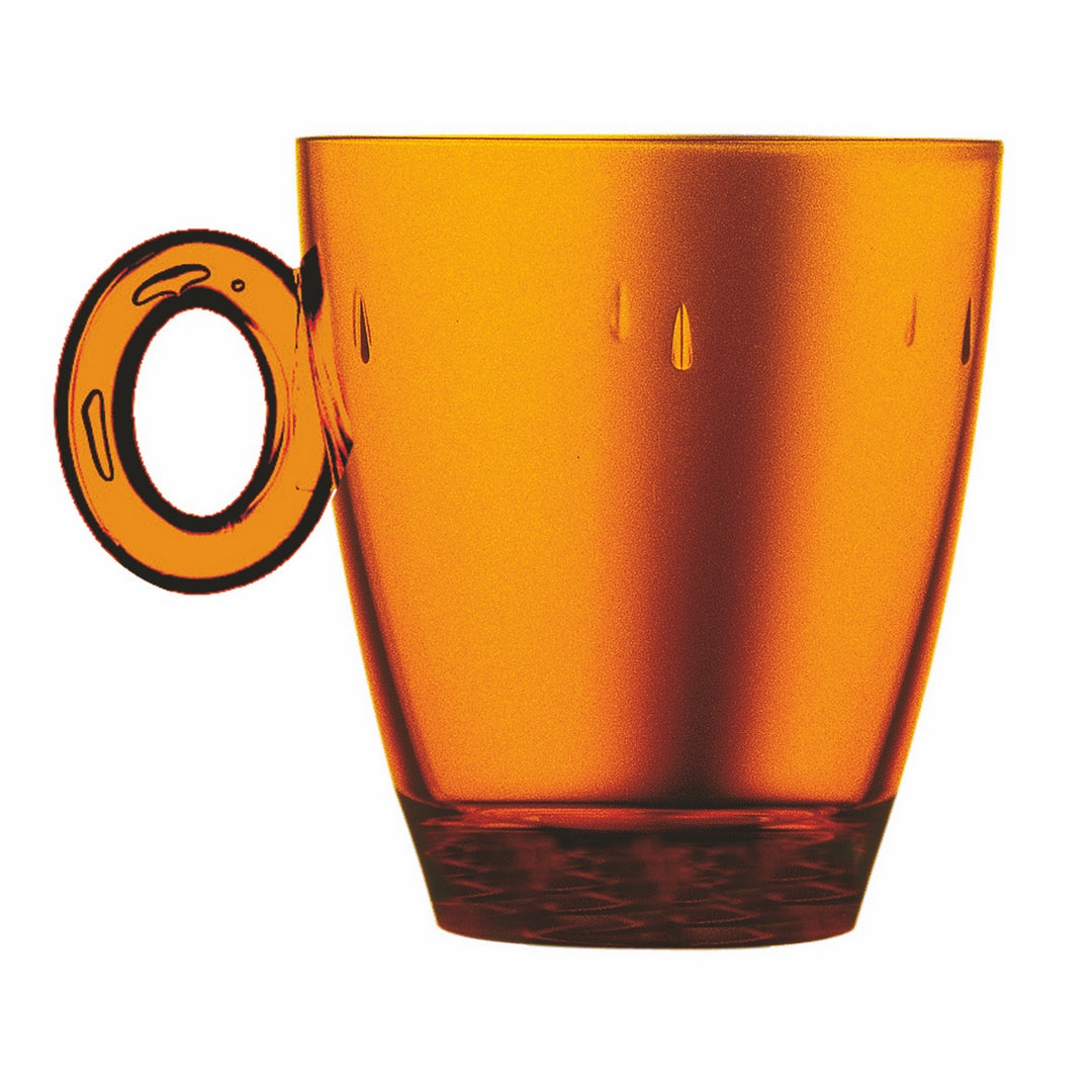 Polycarbonate Mug; Transparent Colors Amber