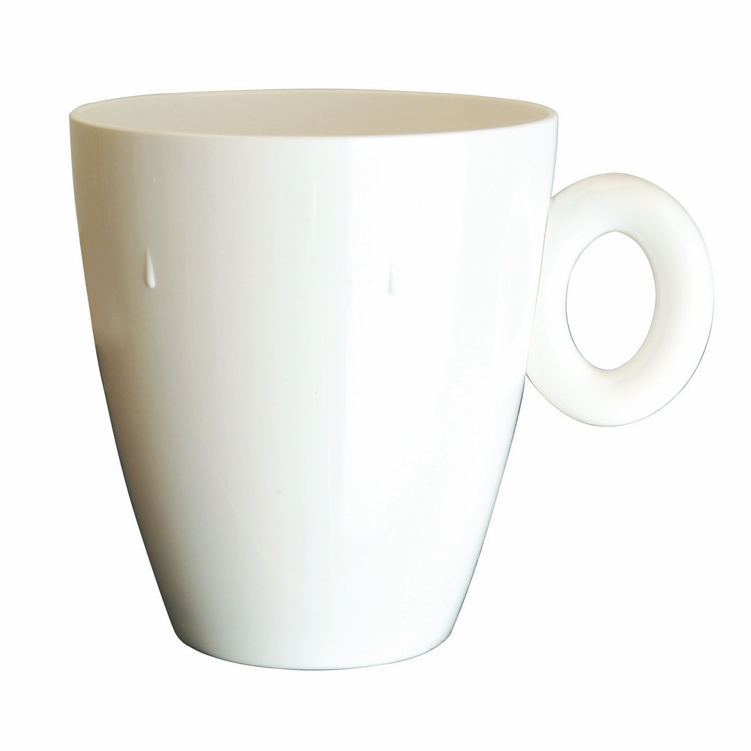 Polycarbonate Mug; Transparent Colors White