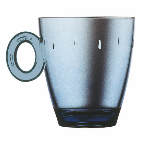 Polycarbonate Mug; Transparent Colors Sapphire