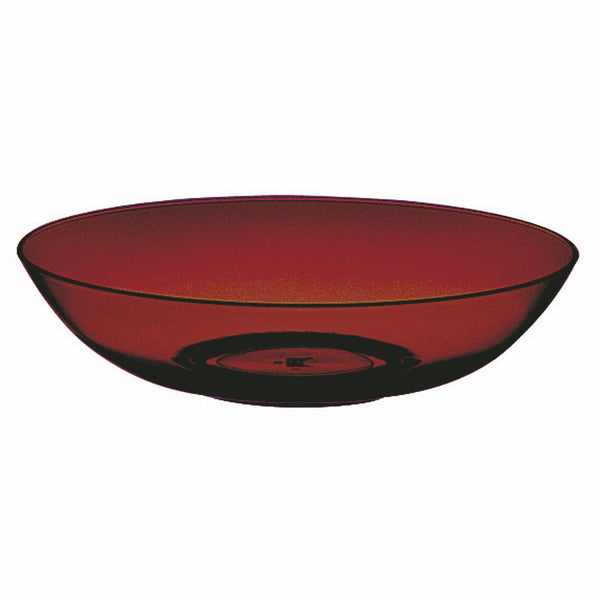 Polycarbonate Bowl; Transparent Colors Garnet