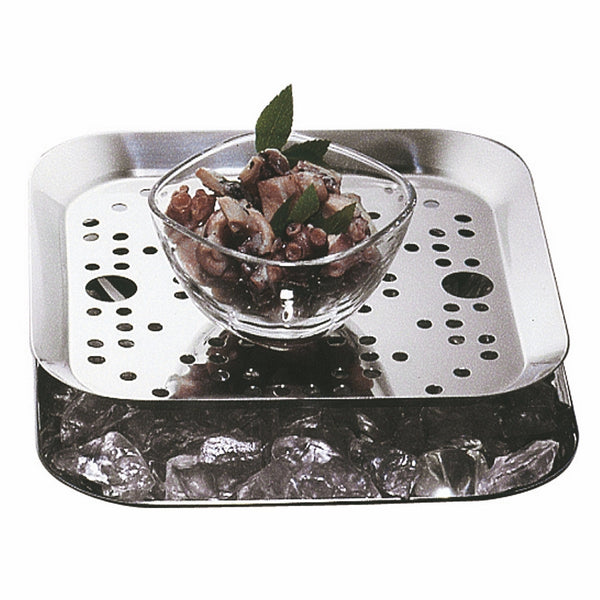 Square Cooling Bowl For Buffet With Grill;  L: 8-5/8" W: 8-5/8" C: 50-3/4 Oz.