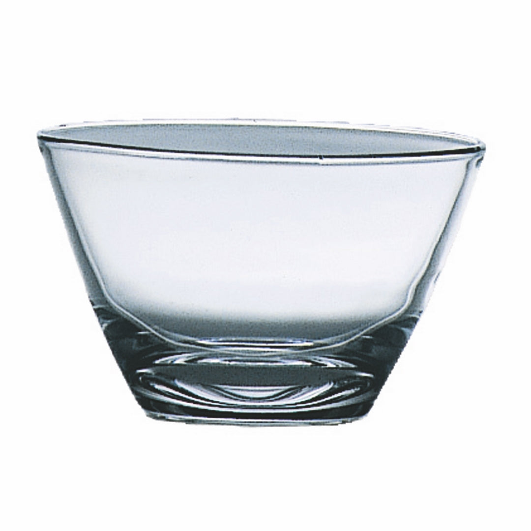 Round Glass Bowl ;  H: 2-7/8" D: 4-3/4" C: 13-1/2 Oz.