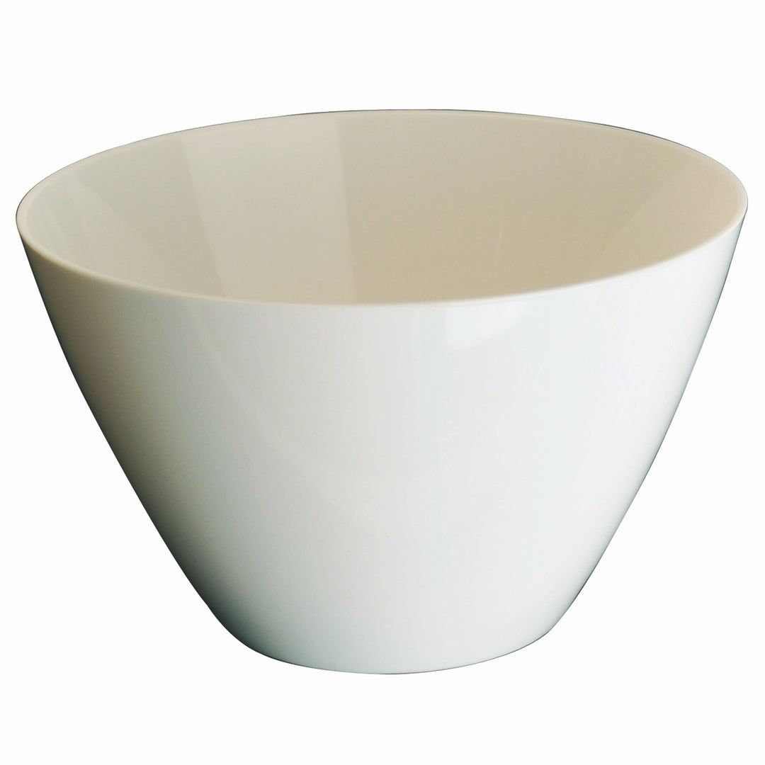 Polycarbonate Round Bowl; H: 2-7/8" D: 4-3/4" C: 13-1/2 Oz. White