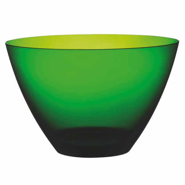 Polycarbonate Round Bowl; H: 5-1/2" D: 8-1/2" C: 74-3/8 Oz. Emerald