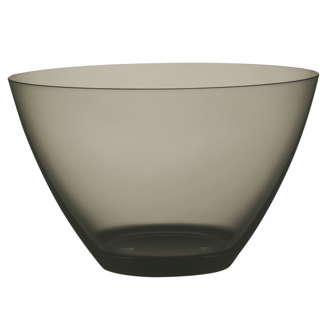 Polycarbonate Round Bowl; H: 6-5/8" D: 11" C: 6-1/3 Quarts Onice