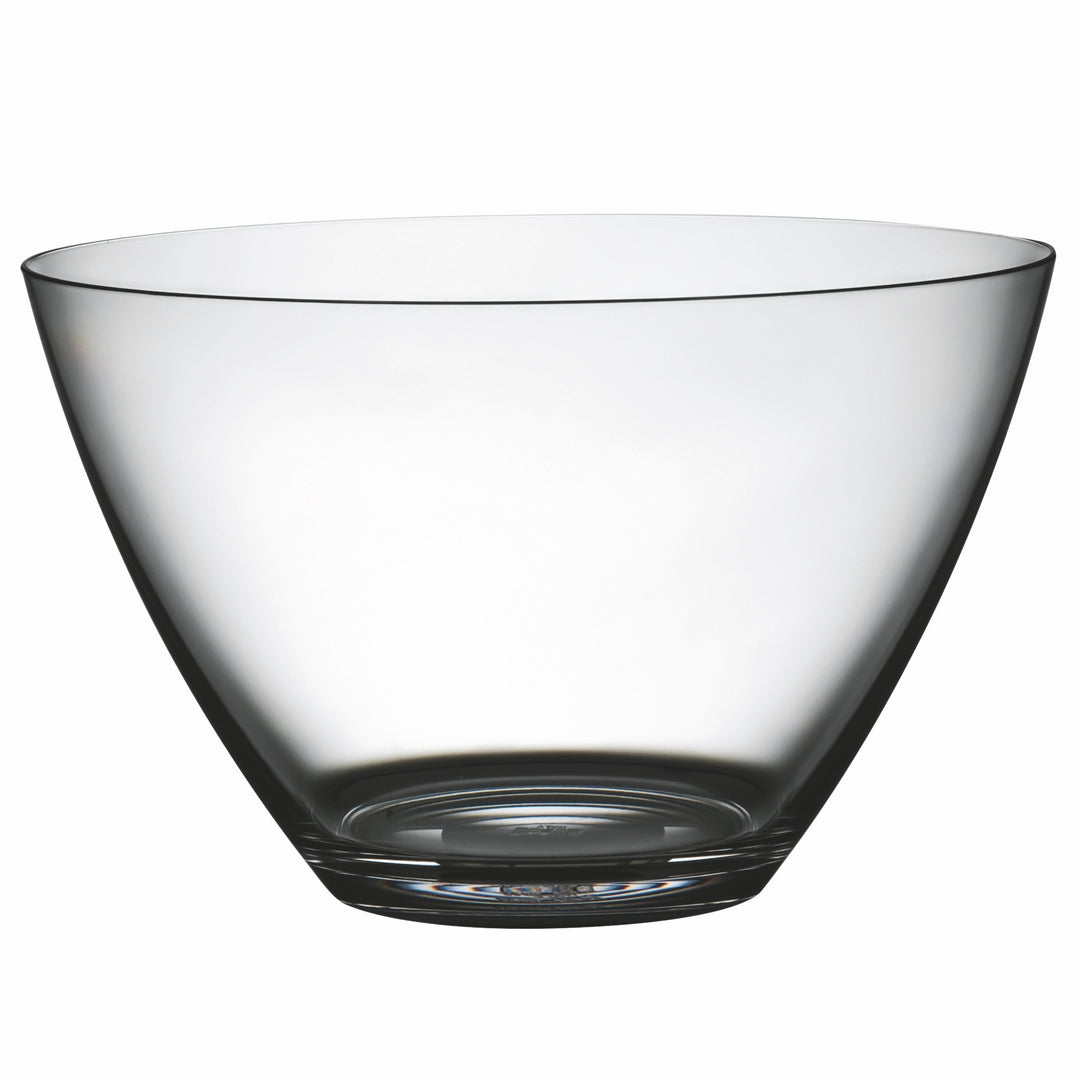 Polycarbonate Round Bowl; H: 6-5/8" D: 11" C: 6-1/3 Quarts Transparent