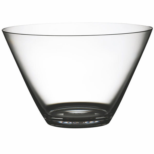 Polycarbonate Round Bowl; H: 6-5/8" D: 11" C: 6-1/3 Quarts Transparent