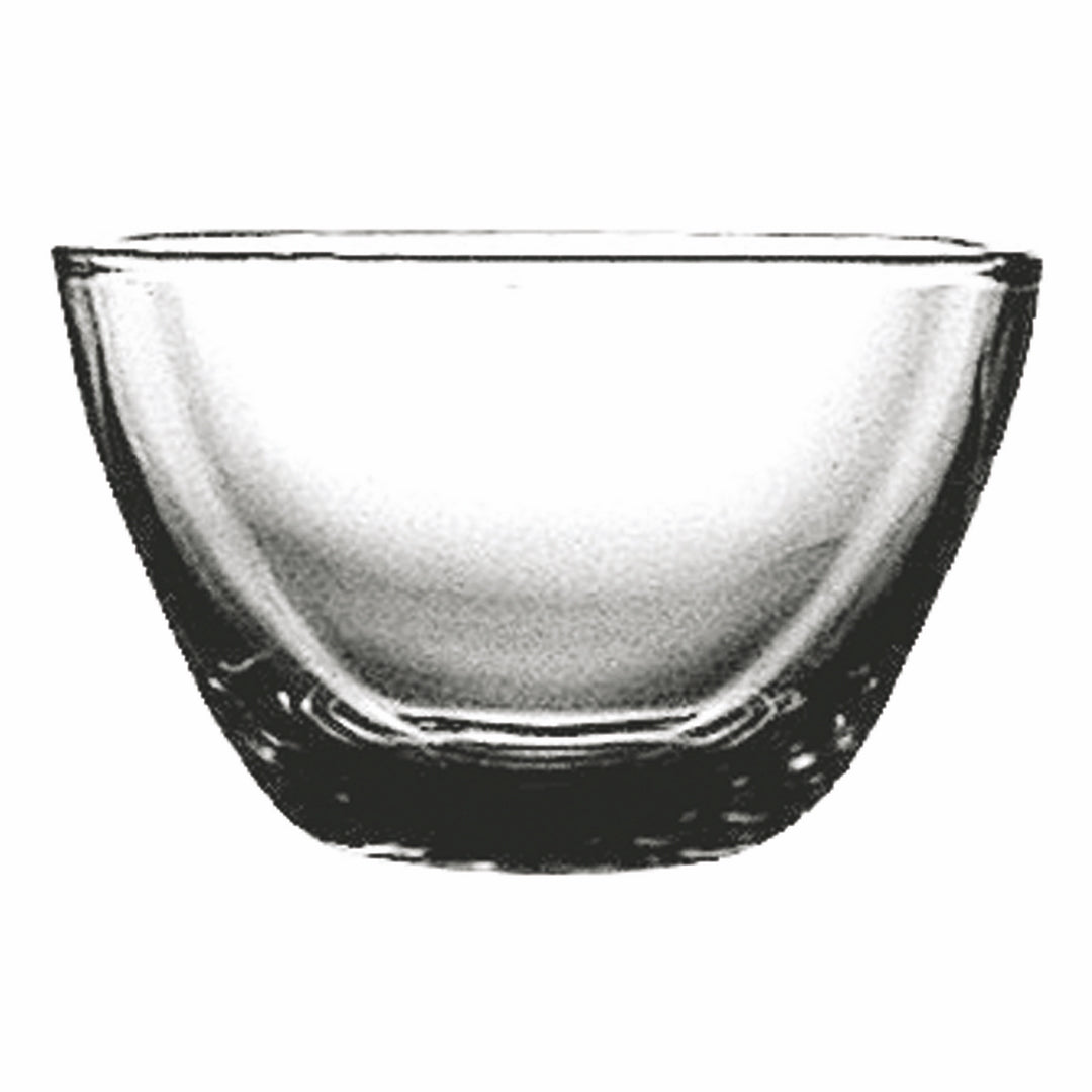 Polycarbonate Square Bowl; L: 3-7/8" W: 3-7/8" Transparent