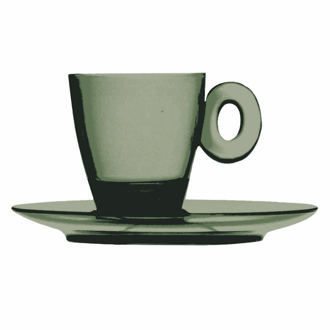 Polycarbonate Espresso Cup W/Saucer; C: 3 Oz. Onice