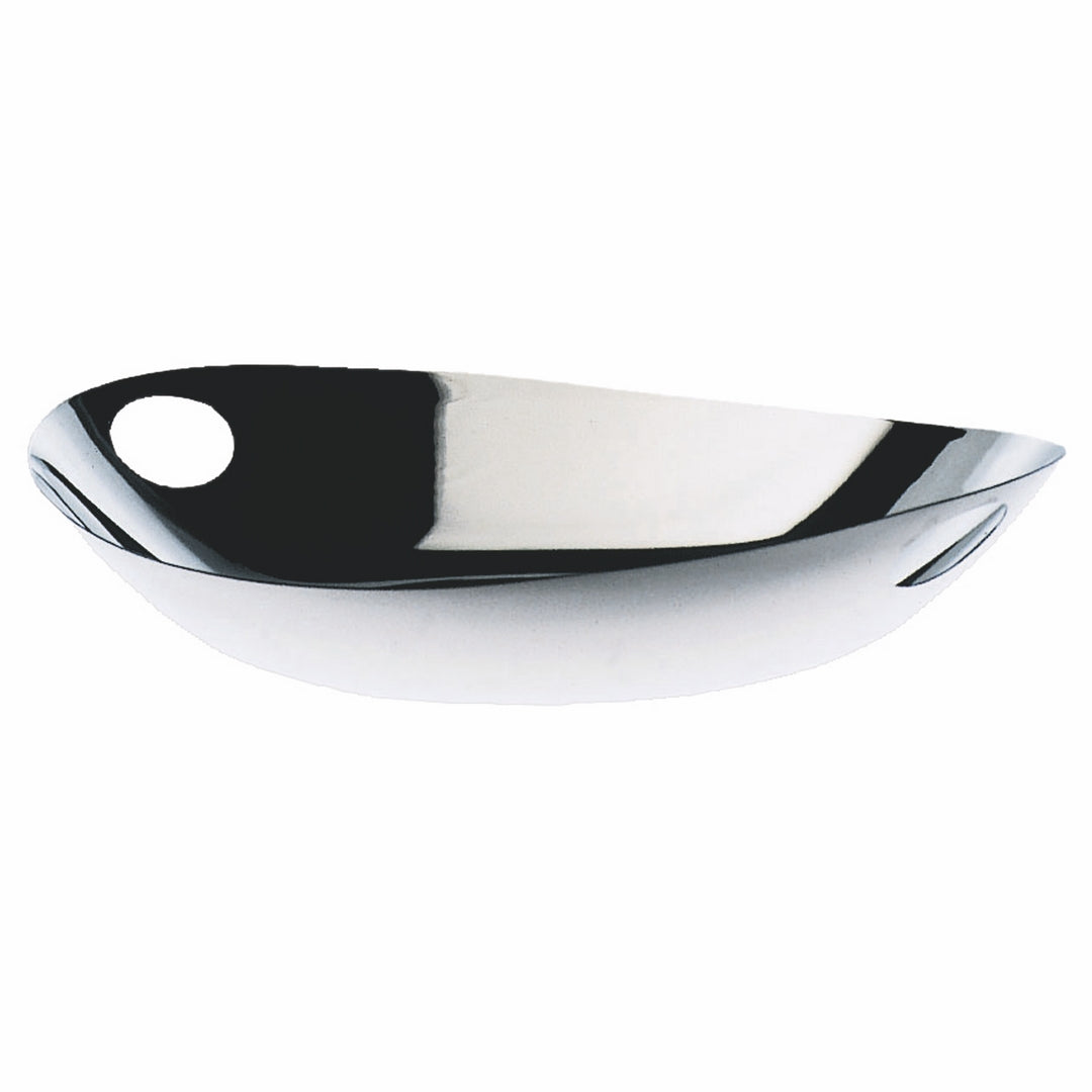 Oval Bowl With Fretworket Handles;  L: 15-3/4" W: 14-1/8"