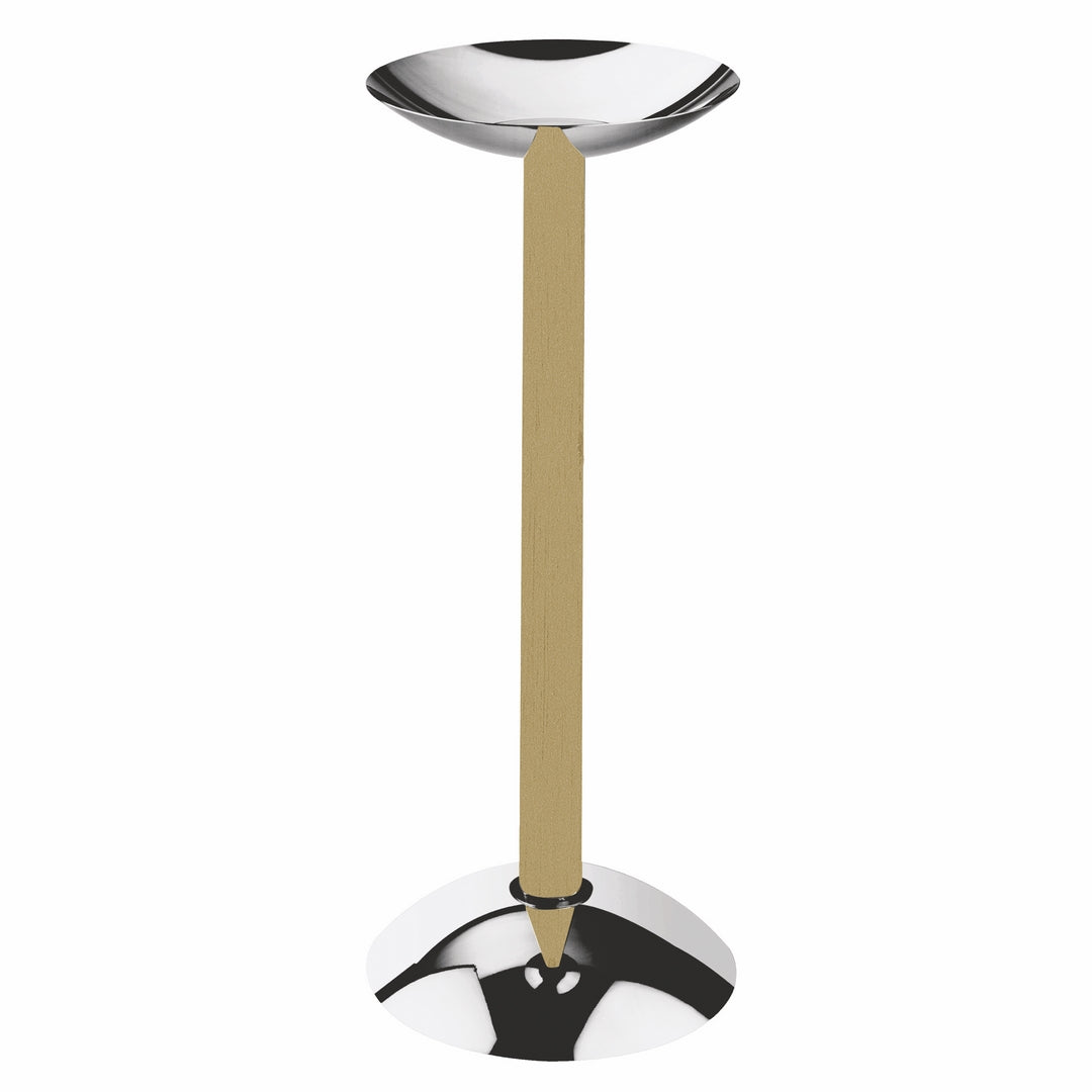 Wine Bucket Holder With Wenge Finish Column H: 25-5/8"