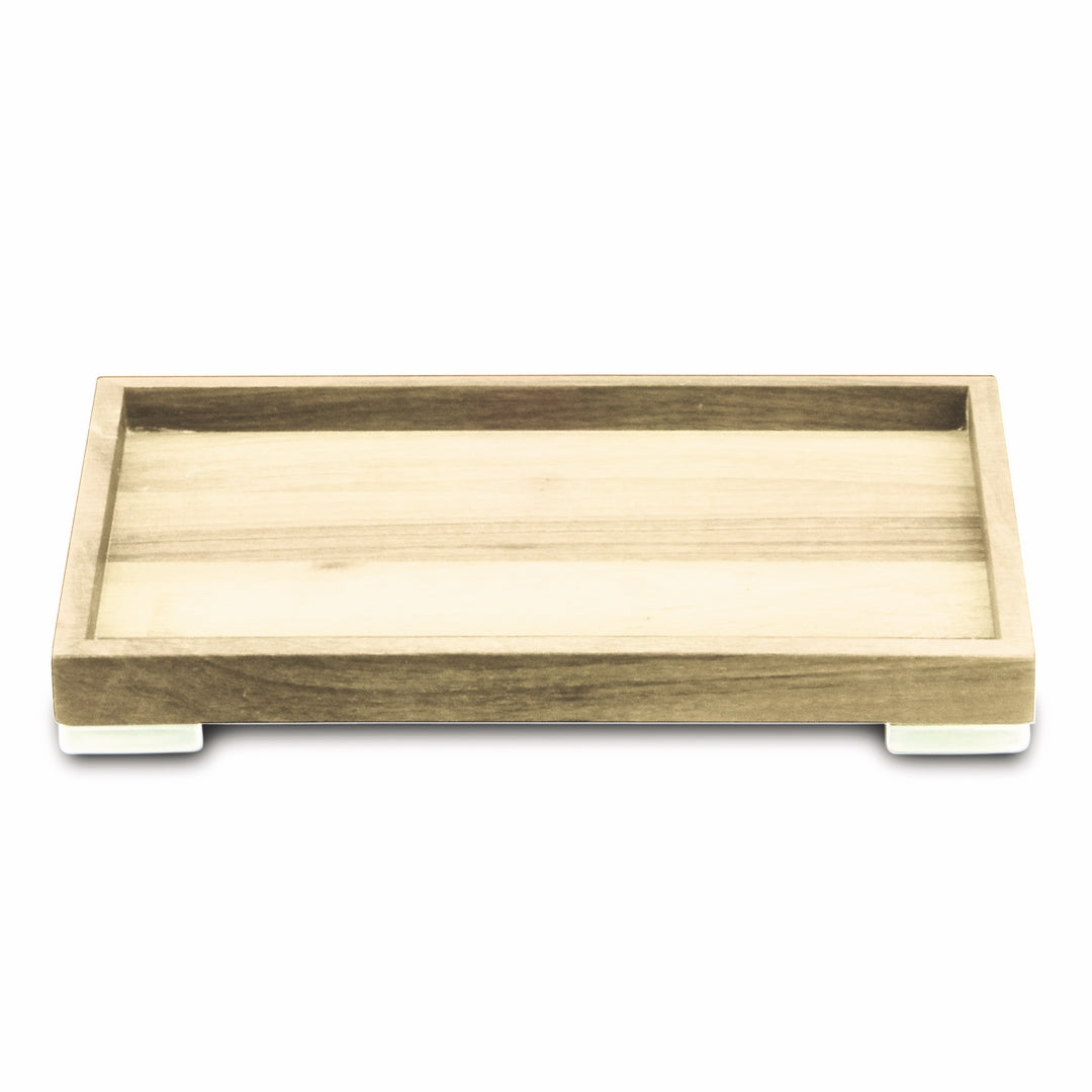 Rectangular Tray; Buffet L: 19-3/4" W: 12-3/4" Oak