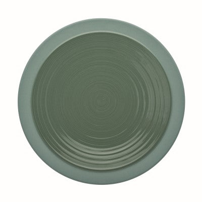 Round Dinner plate 10" 1/4 - Green 10" 1/4