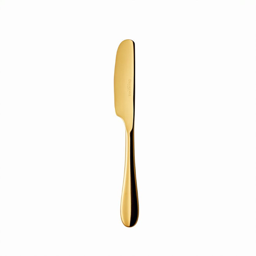 Butter Knife Solid Handle - PVD Gold 6? 1/2