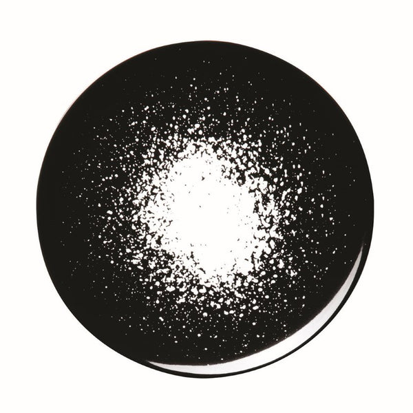 Round Dinner Plate 12" - Splash - Black 11" 7/16